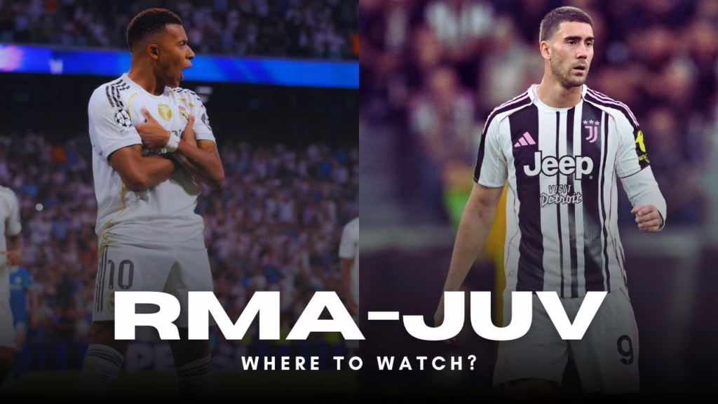 Where to watch Real Madrid vs Juventus FC, UEFA Champions League 2025-26 match?